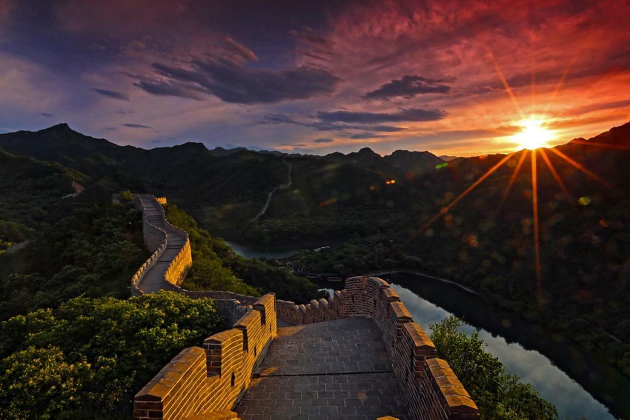 Beijing Huanghuacheng Water Great Wall Derunju Guesthouse Huairou Exteriör bild