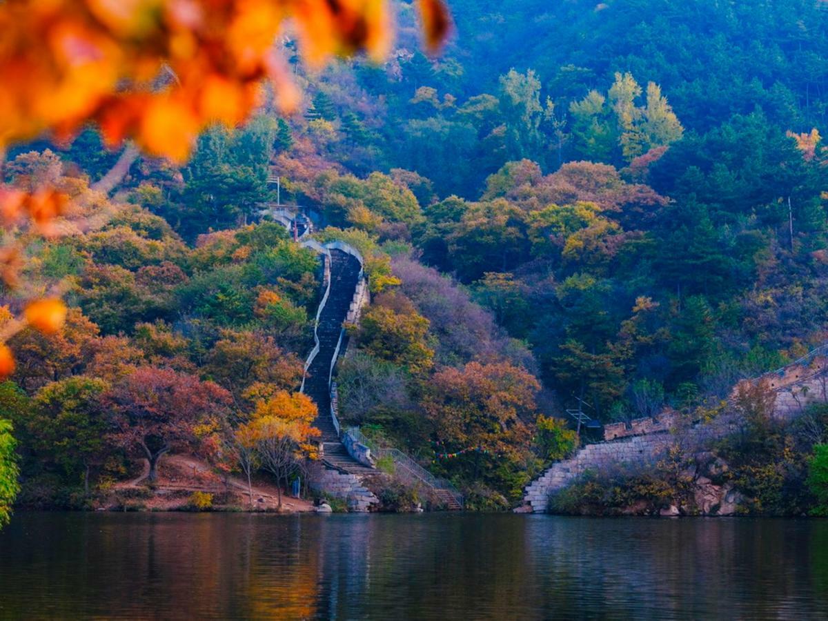 Beijing Huanghuacheng Water Great Wall Derunju Guesthouse Huairou Exteriör bild